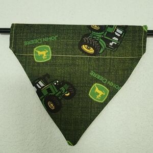 SMALL John Deere Dog Bandana